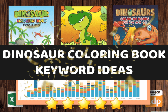 Download DINOSAUR COLORING NICHES KDP KEYWORDS - Kdp keywords Collection