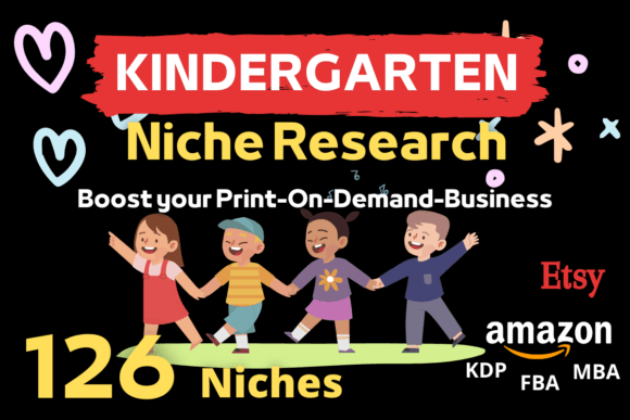 Download Kindergarten Niche List for Pod and Kdp - Premium Bundle