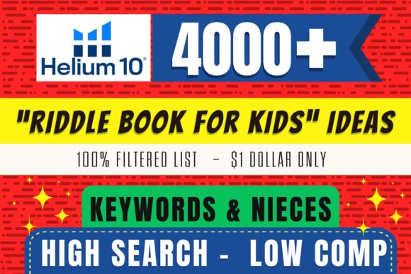 Download RIDDLE BOOK for KIDS NICHE LIST for KDP - Premium Bundle