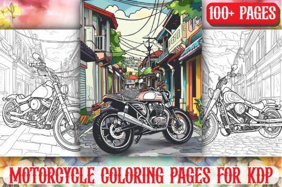 Download 110+Motorcycle Coloring Pages for Adults - Motorcycle Collection