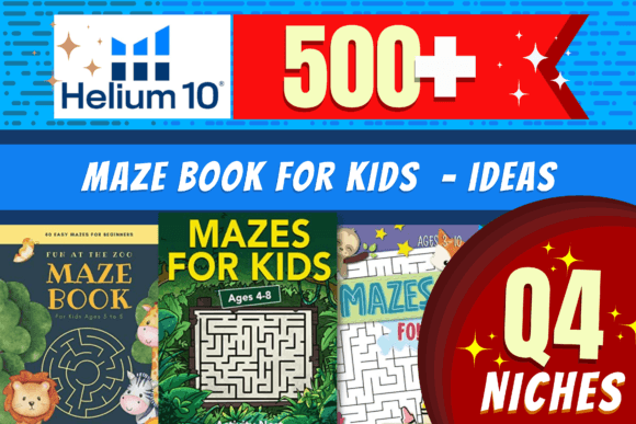 Download Maze Book for Kids 500 Niche List - Premium Resources